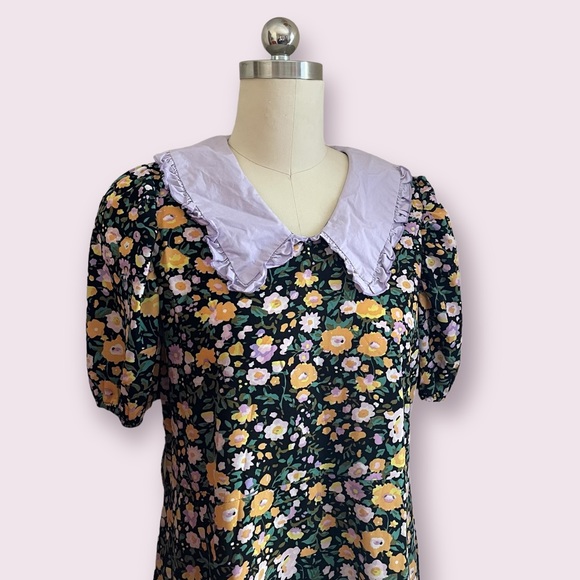 Amara Blossom Purple Floral Vintage Gown main image 0
